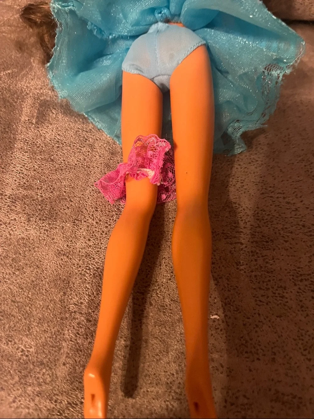 Vintage 1990 Mattel Lights and Lace Teresa Barbie Doll #9727- Rare Steffie Face